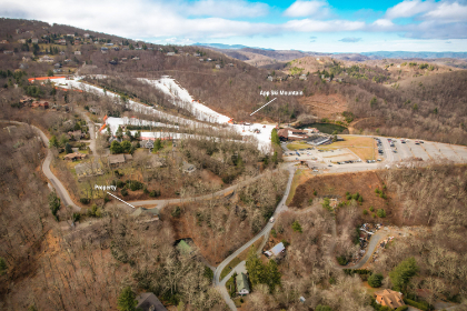Aerial view of Appalachian Ski mountain